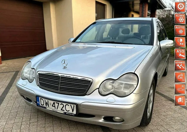 Mercedes-Benz Klasa C cena 13900 przebieg: 159000, rok produkcji 2001 z Wrocław małe 277